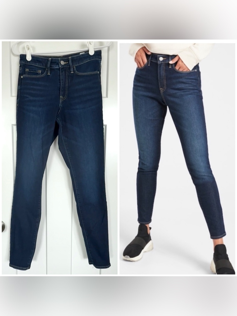 Athleta SculptTek Ultra Skinny Midnight Jeans Dark Wash Size 2